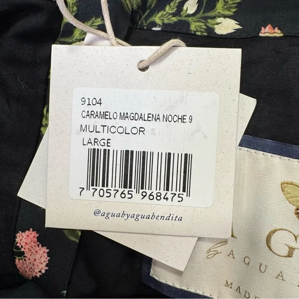 NEW Agua by Agua Bendita Caramelo Magdalena Noche Mini Dress Large - Picture 10 of 13